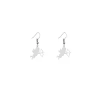 گوشواره هایکا گالری طرح کودک فرشته و کمان کد ha342