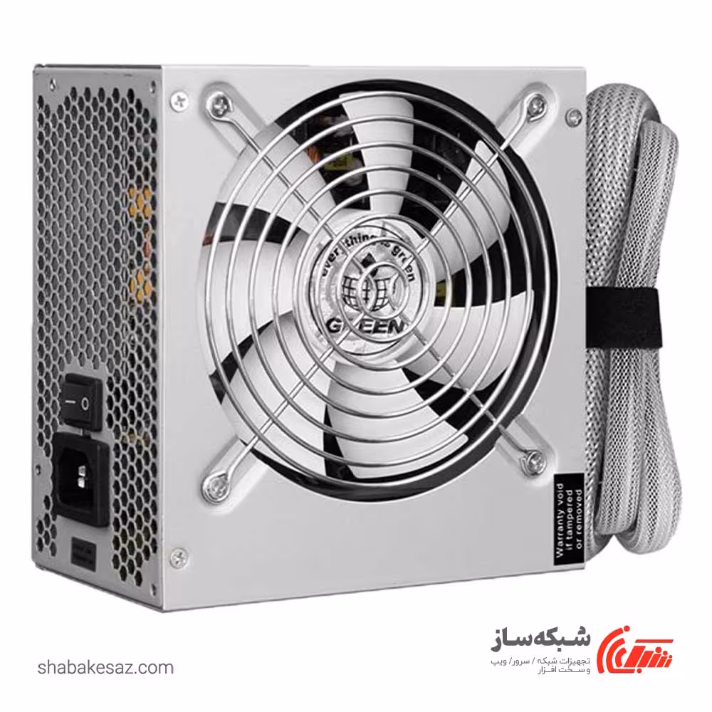 قیمت و خرید منبع تغذیه کامپیوتر گرین Green GP650B-OCPT - شبکه ساز