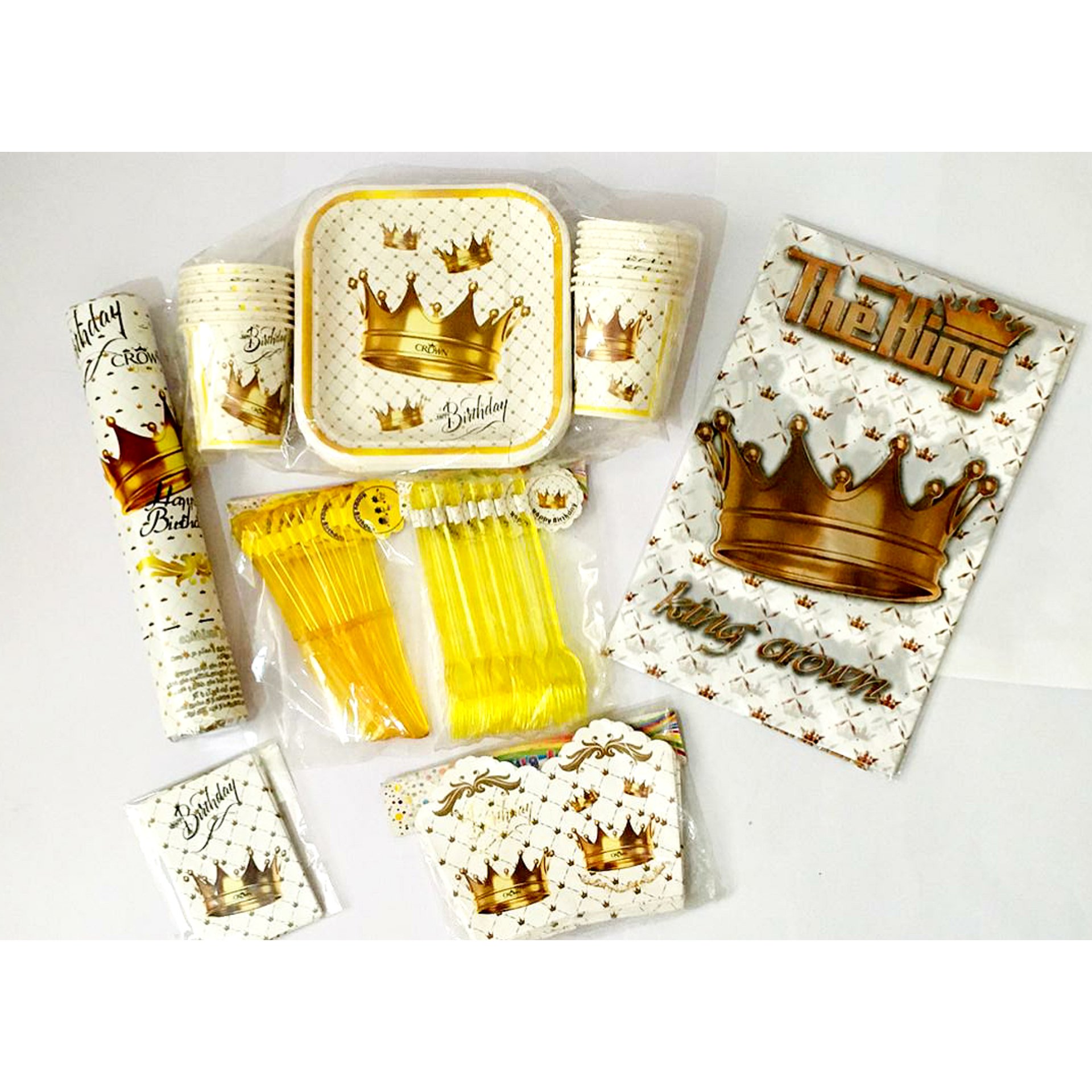 مجموعه 66 عددی تم تاج سفید