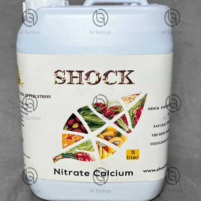 کود نیترات کلسیم شوک 5 لیتری مایع اصل آمریکایی