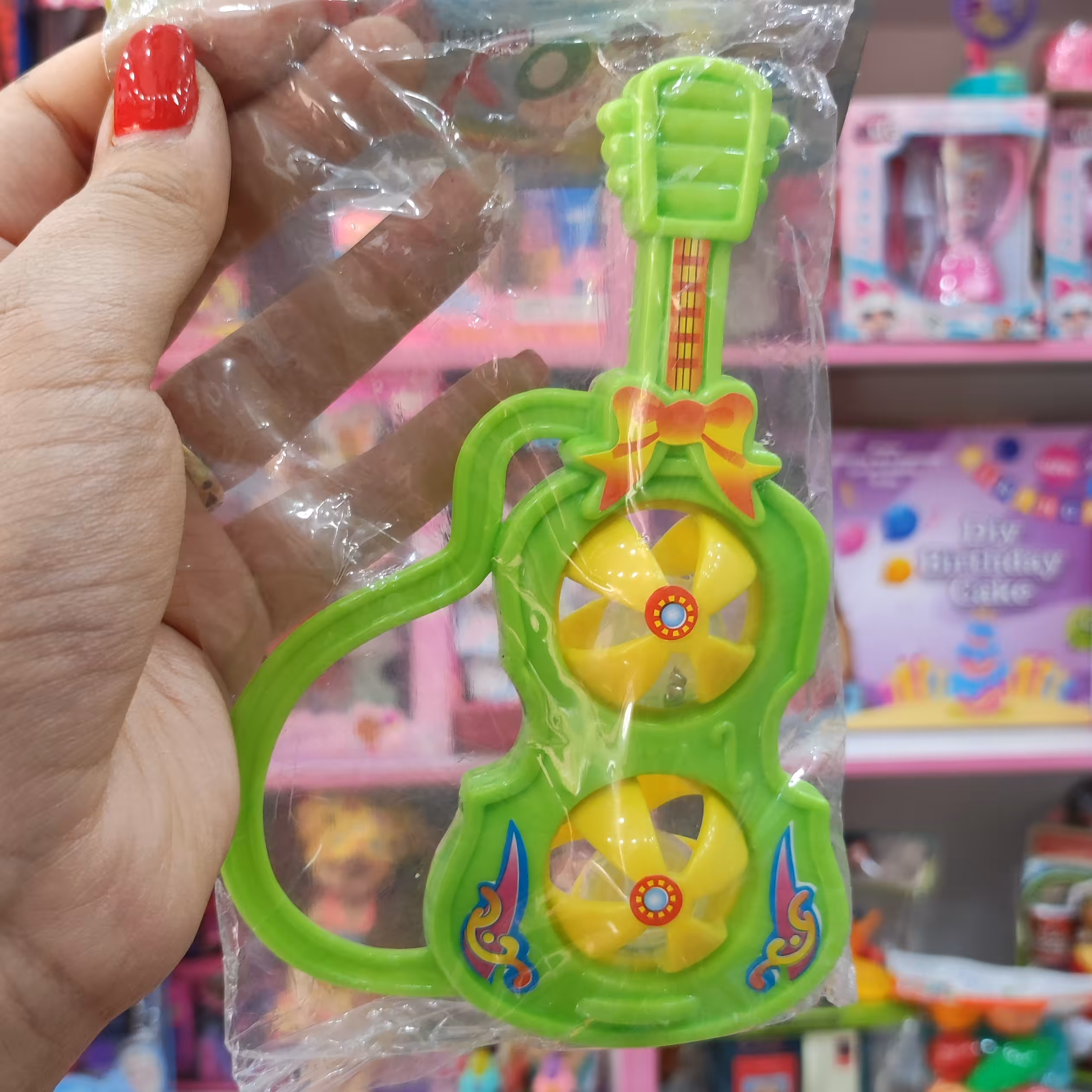 اسباب بازی جغجغه بچه گانه مدل گیتار دارای رنگبندی قبل از ثبت موجودی بگیرید