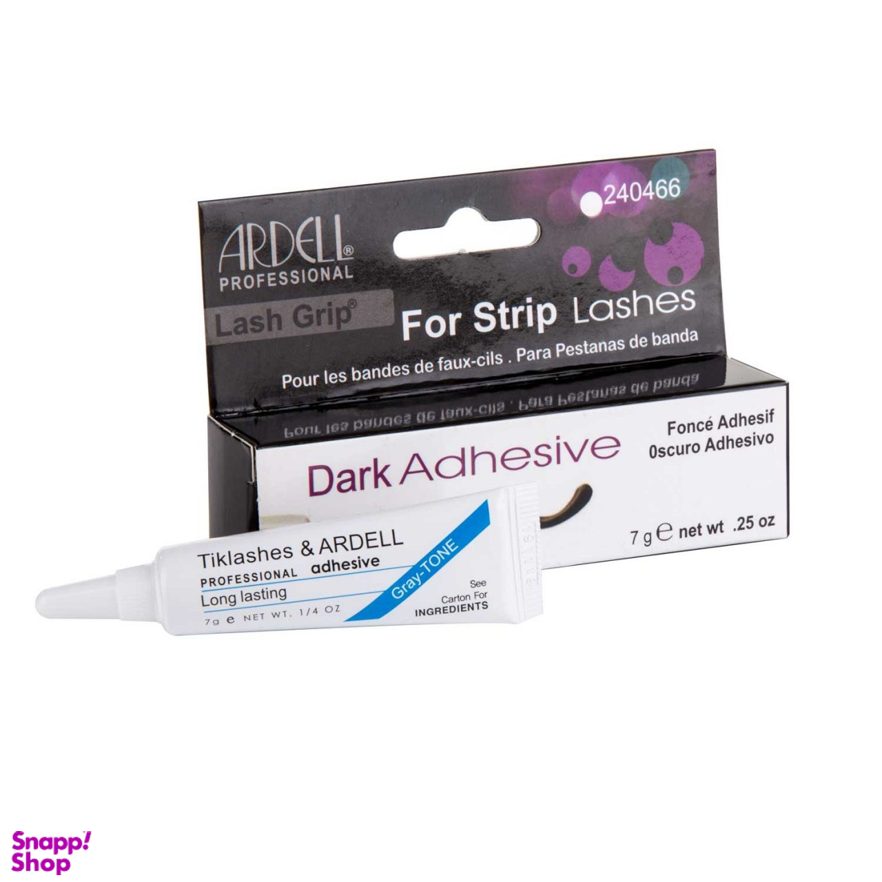 چسب مژه آردل (Ardell) رنگ طوسی (مشکی پس از استفاده)