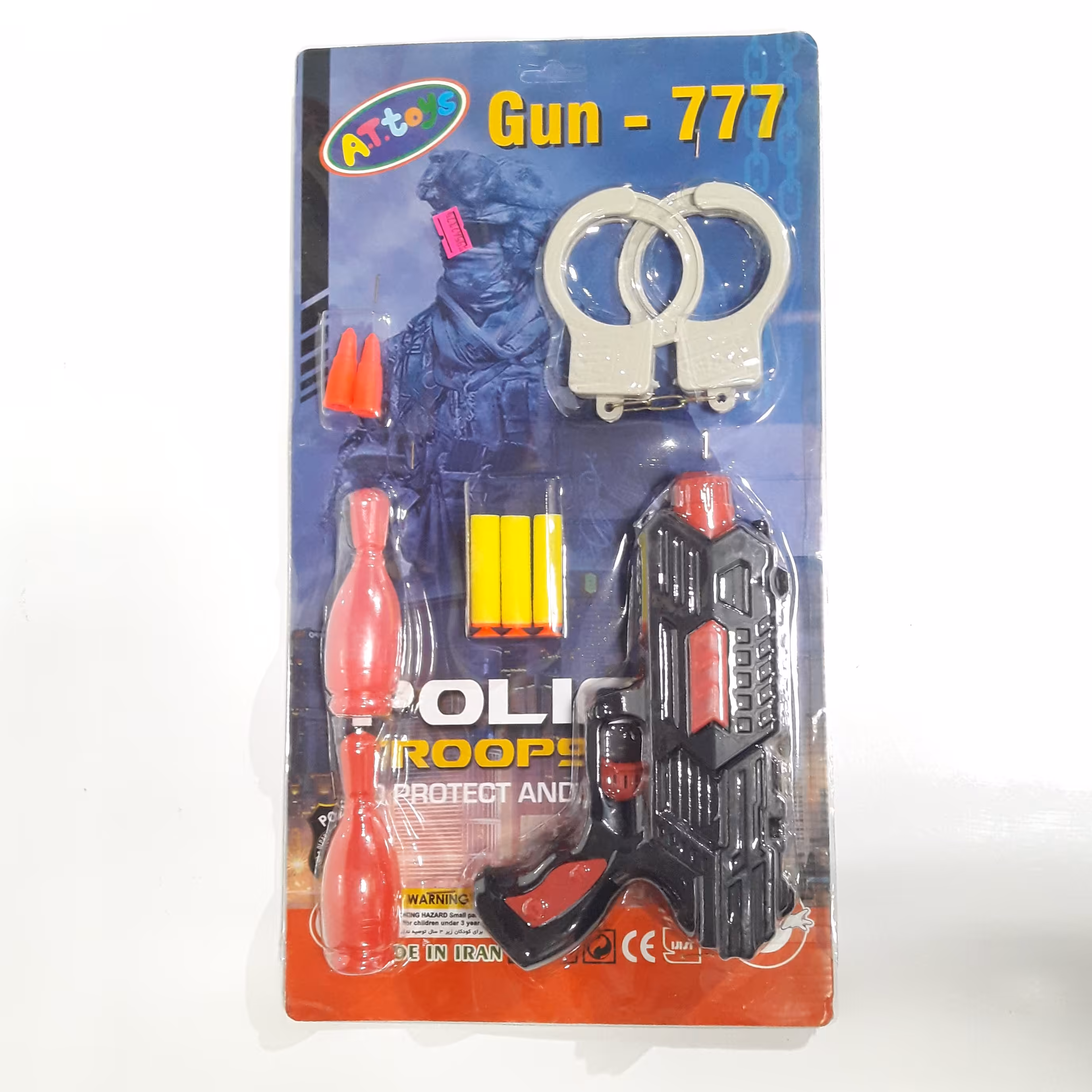 تفنگ‌کلت تیر ابری بهمراه بولینگ یه کار قشنگ و با کیفیت