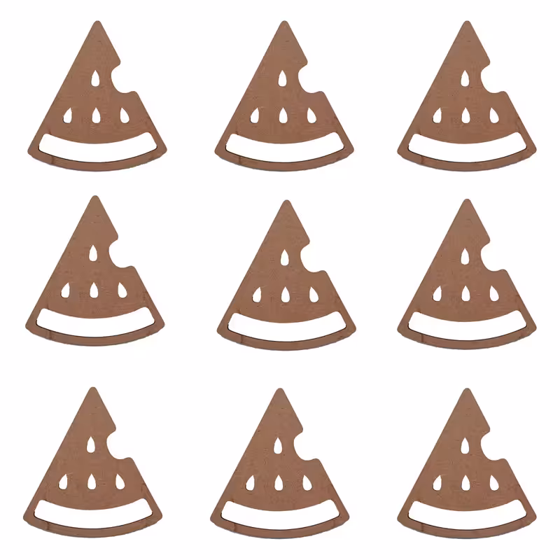 اسلایس چوبی مدل هندونه یلدا کد 10 مجموعه 9 عددی