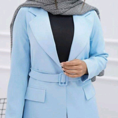 مانتو مازراتی کمربنددار