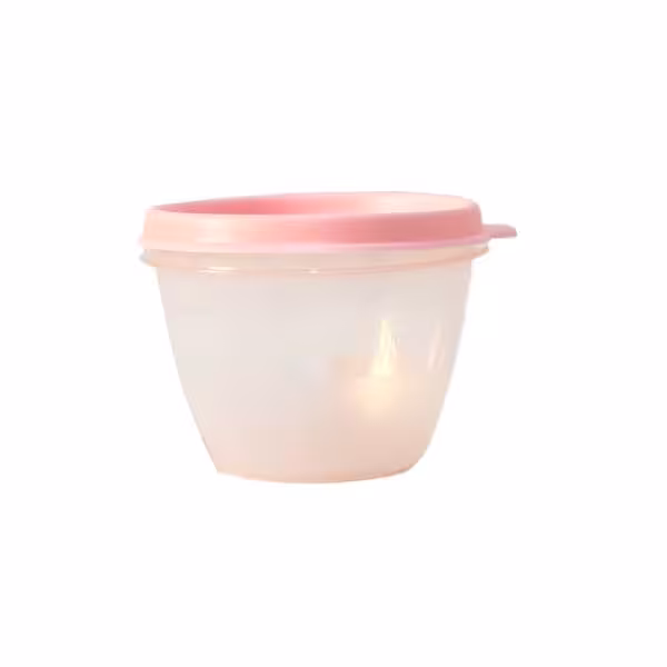 ظرف فریزری گرد 350سی سی (آوا)