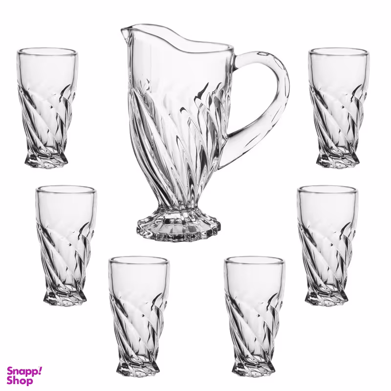 ست پارچ و لیوان 7 پارچه مدل دنس