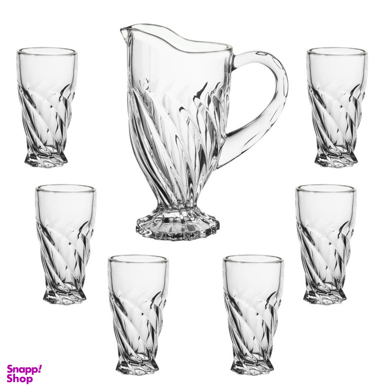 ست پارچ و لیوان 7 پارچه مدل دنس