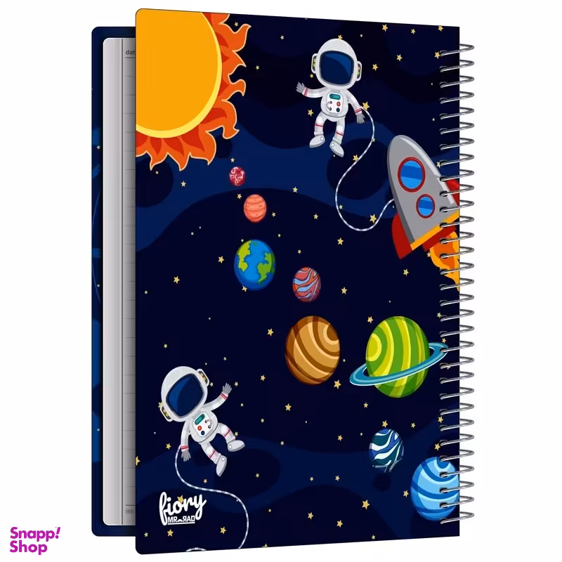 دفتر مشق 50 برگ مستر راد طرح فضانورد کد fiory 2469