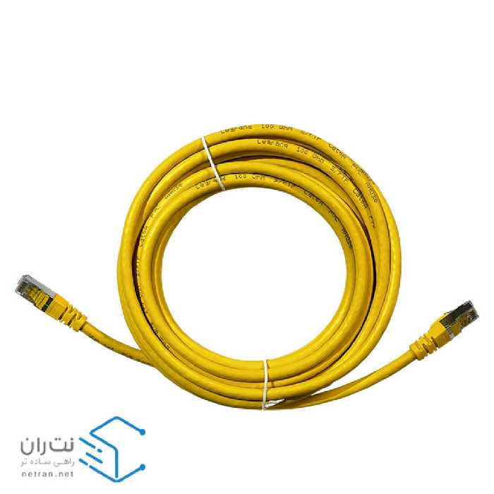 قیمت و خرید پچ کورد شبکه لگراند Cat6a SFTP روکش LSZH زرد 5 متری | نت‌ ران