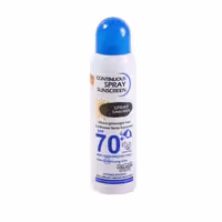 اسپری ضد آفتاب وکالی مدل کلاژن و سفید کننده SPF 70 حجم 230 میل