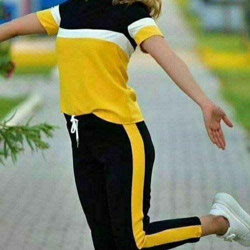 ست تیشرت و شلوار پرچمی 