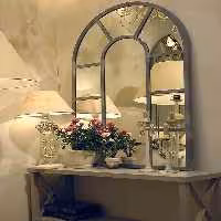 آینه چوبی الف مدل تاج w-90-70