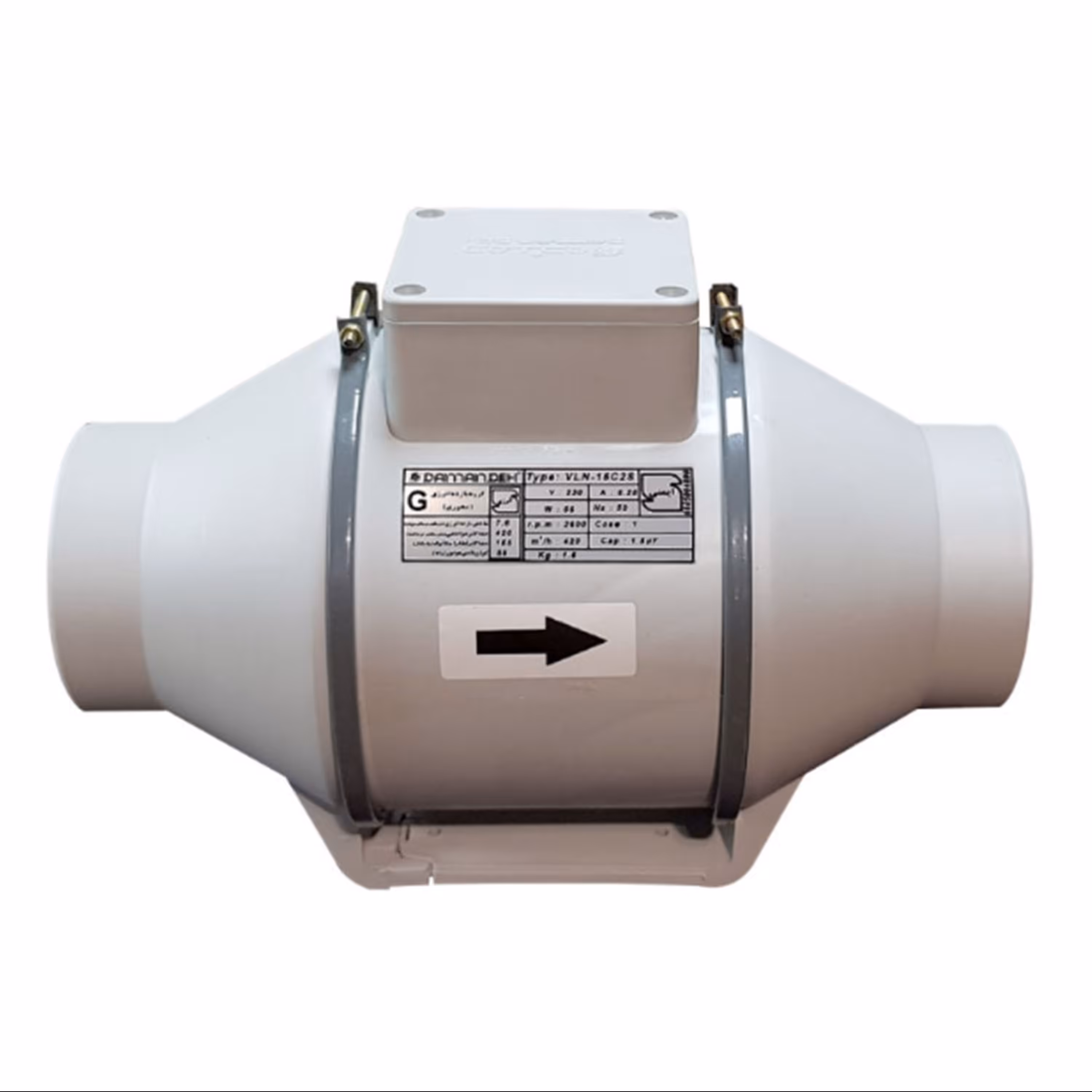 فن بین کانالی دمنده مدل VLN-15C2S