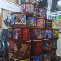 طبلک ارف. بدنه چوب و صفحه پوست