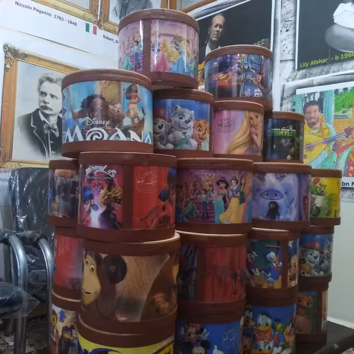 طبلک ارف. بدنه چوب و صفحه پوست