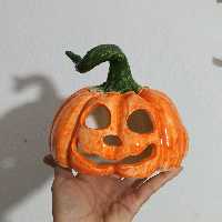 وارمر سرامیکی دست ساز کدوی هالوین