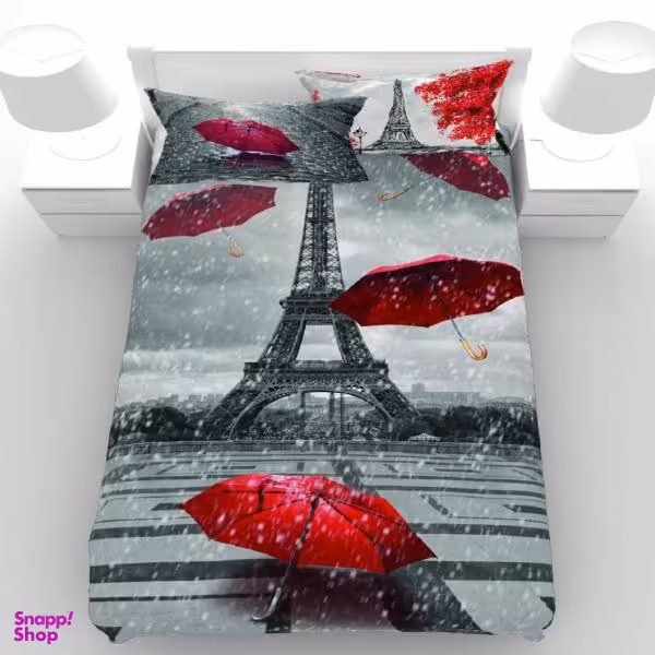 سرویس خواب مدل EIFFEL AT RAIN یک نفره 5 تکه