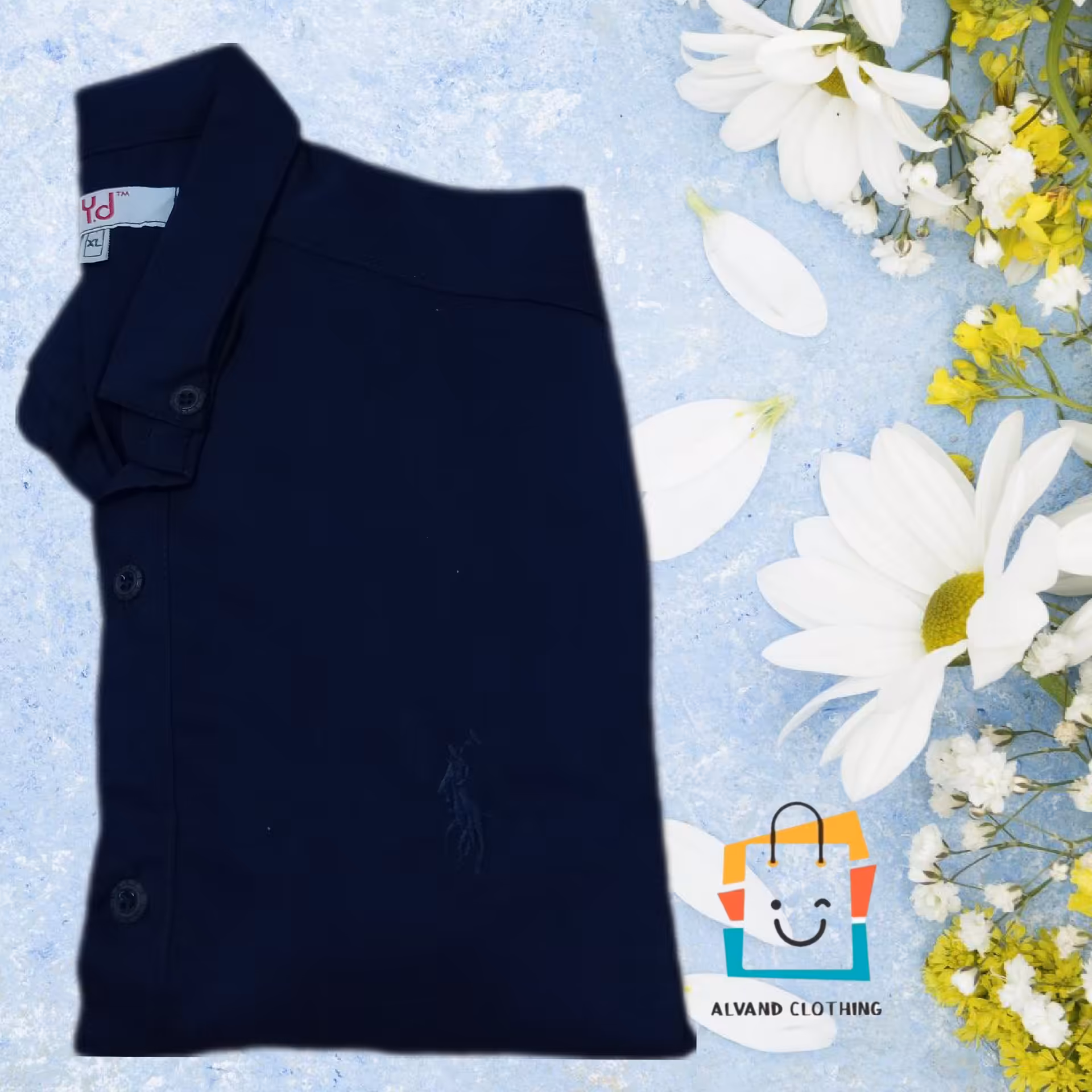 پیراهن مردانه آستین بلند بدون جیب بنگال رنگ سرمه ای (پیراهن جیب دار نیز در غرفه موجود می باشد )