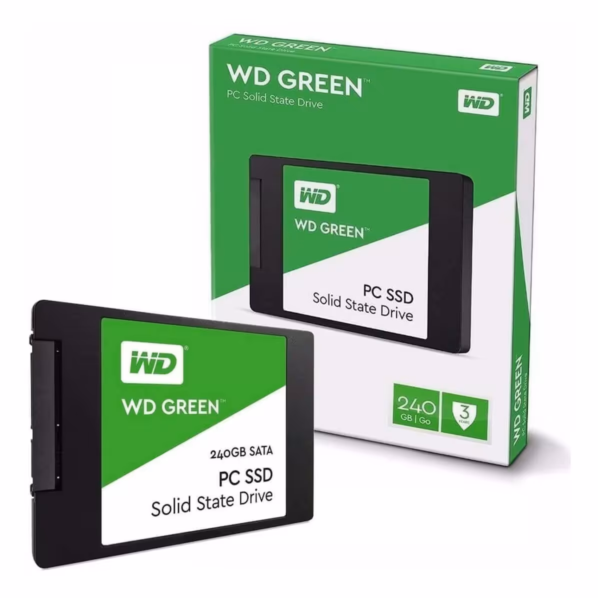 حافظه SSD وسترن دیجیتال  GREEN WDS240G ظرفیت 240 گیگابایت
