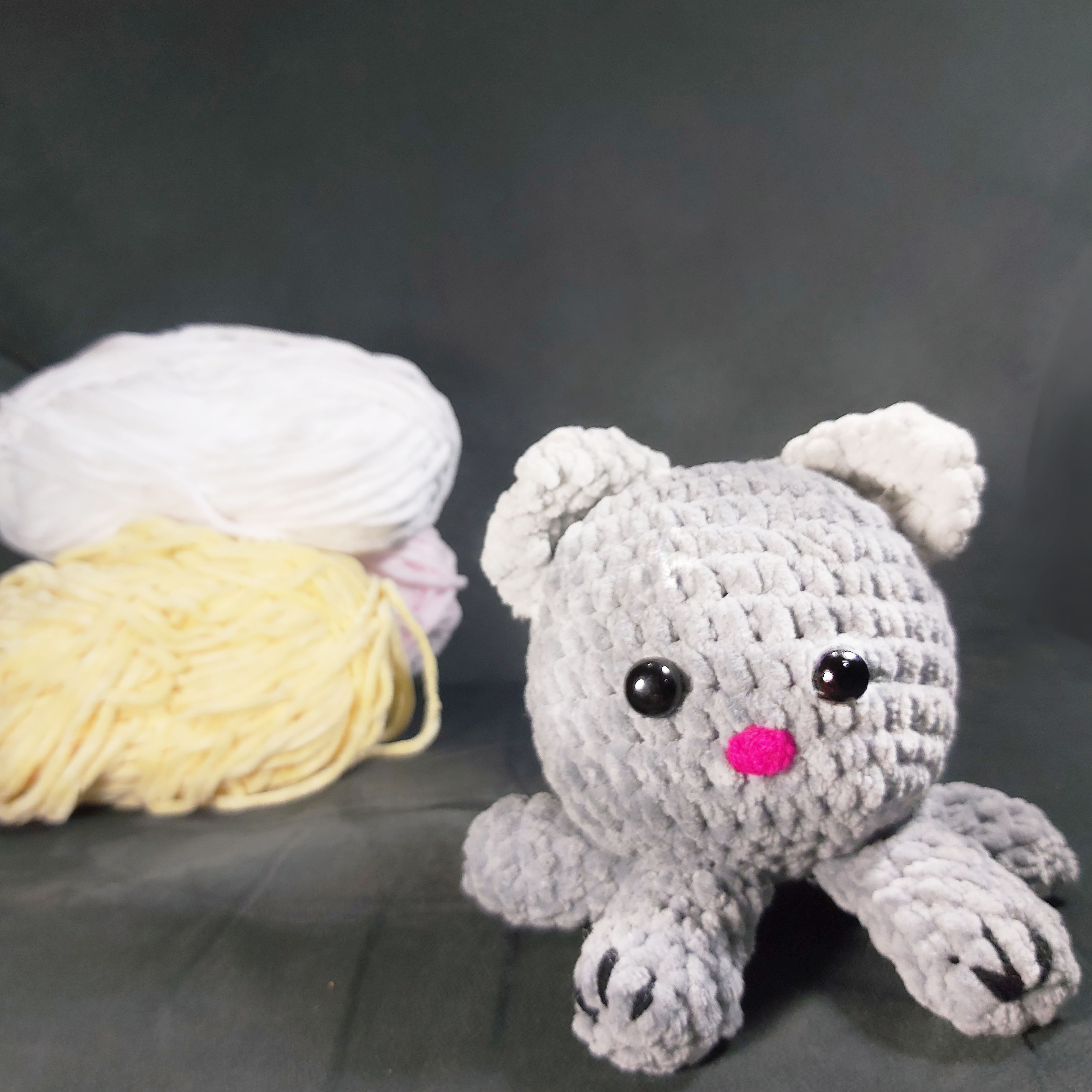  عروسک گربه  مکعبی سایز بزرگ 