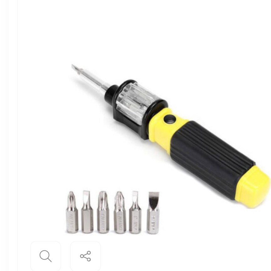 پیچ گوشتی بیت 360  مقاوم و با عملکردی ساده

ترکیب 6 پیچ گوشتی در یک ابزار

دارای دسته ضد سایش

دارای پیچ گوشتی های 