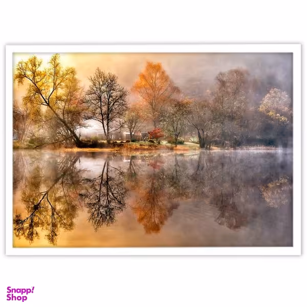 تابلو بکلیت طرح نقاشی منظره پاییزی مدل W-11231