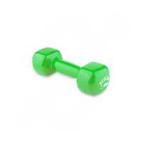 دمبل بدنسازی ایروبیک بانوان روکش دار تکی 2.5 کیلویی نیورکورد RCD | سبز