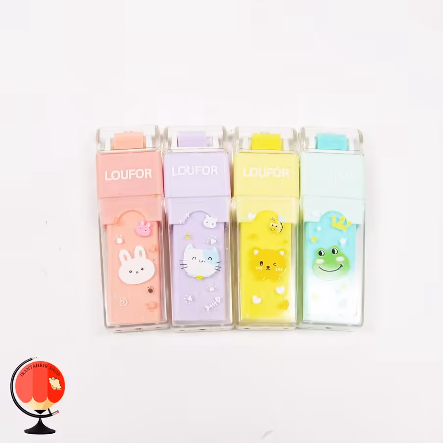 پاک کن فانتزی غلطک دار طرح حیوانات