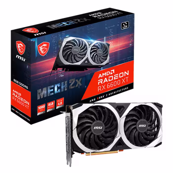 کارت گرافیک ام اس آی Radeon RX 6600 XT MECH 2X 8G