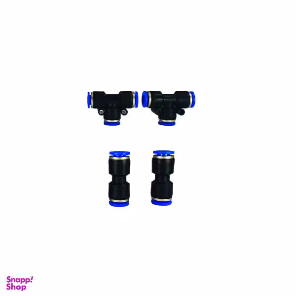 رابط و سه راهی پنوماتیک مدل 003 بسته 4 عددی