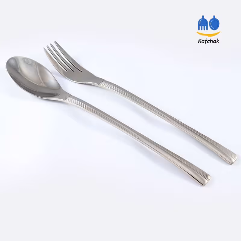 قاشق و چنگال Kaban - مدل اسجی - استیل براق