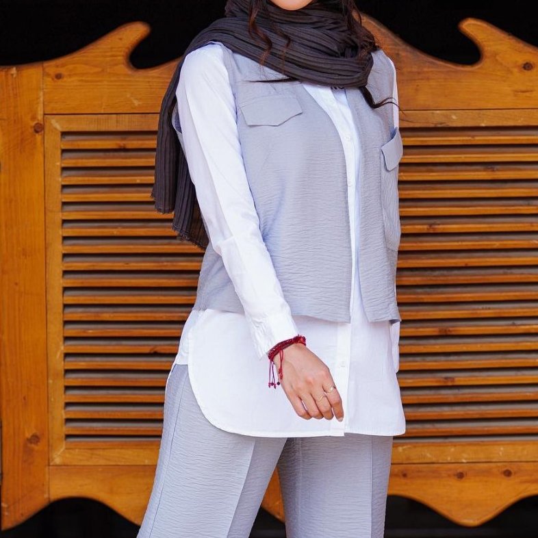 بلوز شلوار سه تیکه