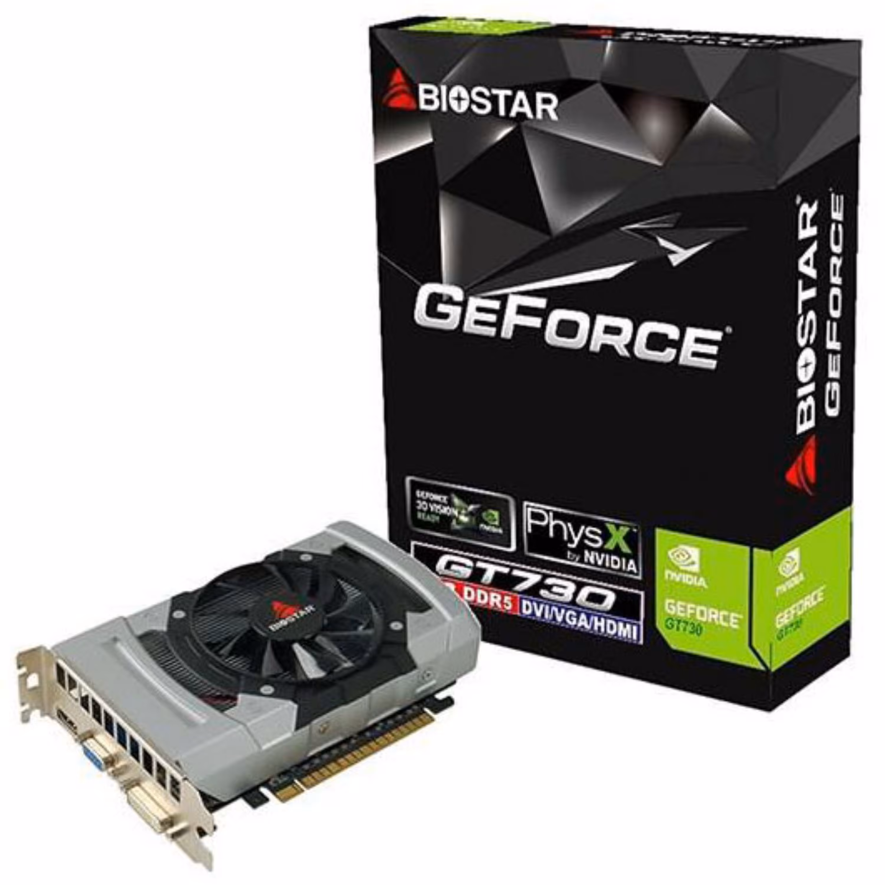 کارت گرافیک 2GB Biostar GT730 با گارانتی 12 ماهه