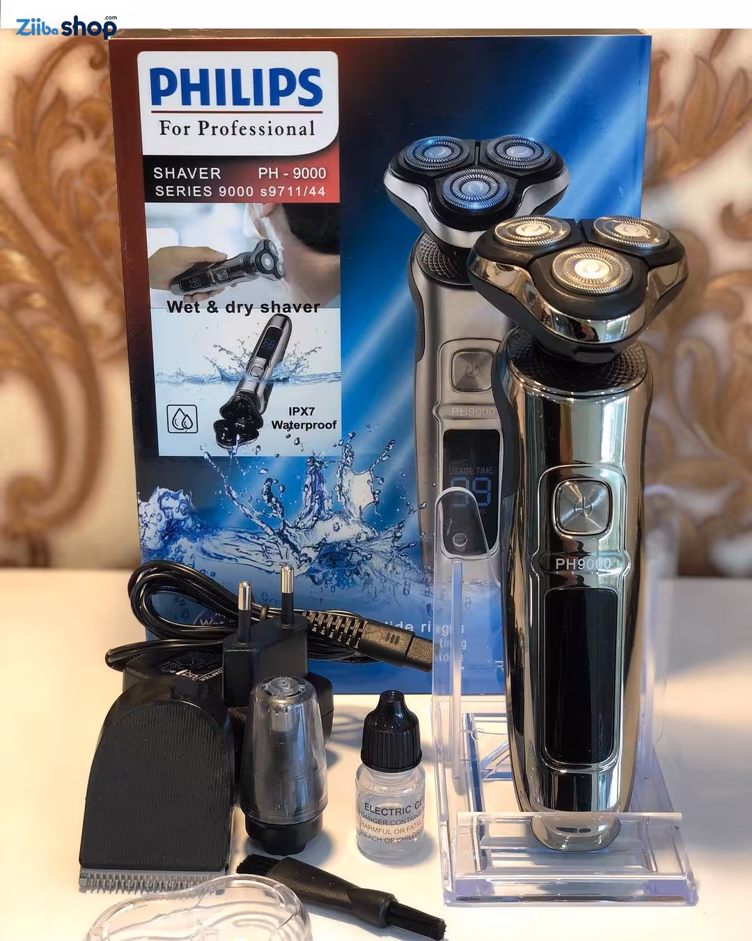 ریش تراش 3 تیغه فیلیپس هلند کد S9711 سری PHILIPS PH-9000