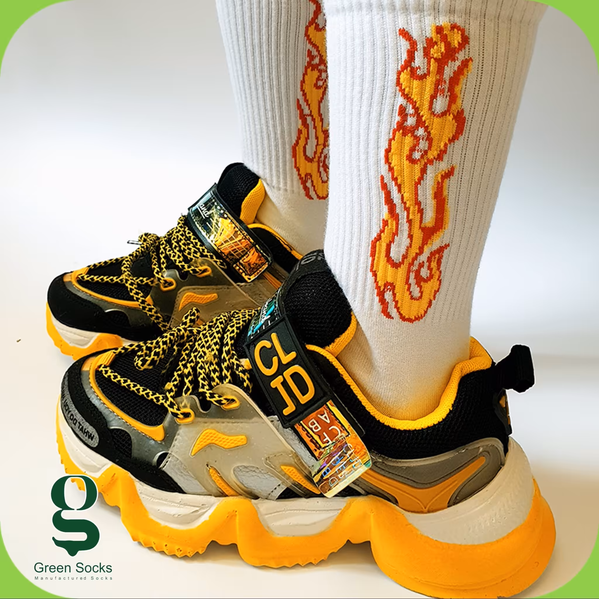 جوراب ساق دار آتشی