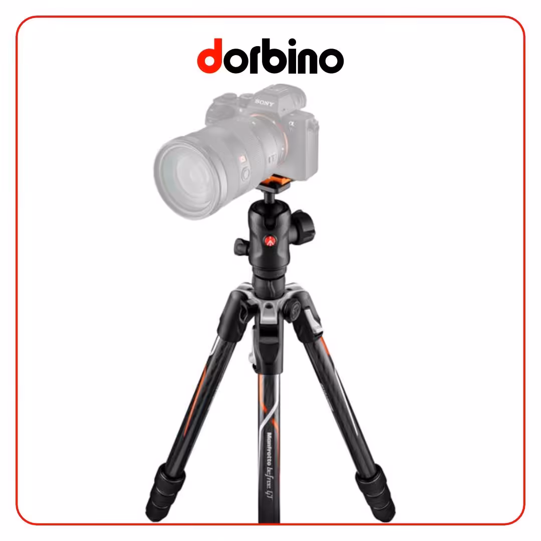 سه پایه عکاسی مانفرتو Manfrotto Befree GT Travel Carbon Fiber Tripod with 496 Ball Head for Sony a Series Cameras (Black) - فروشگاه دوربین دوربینو