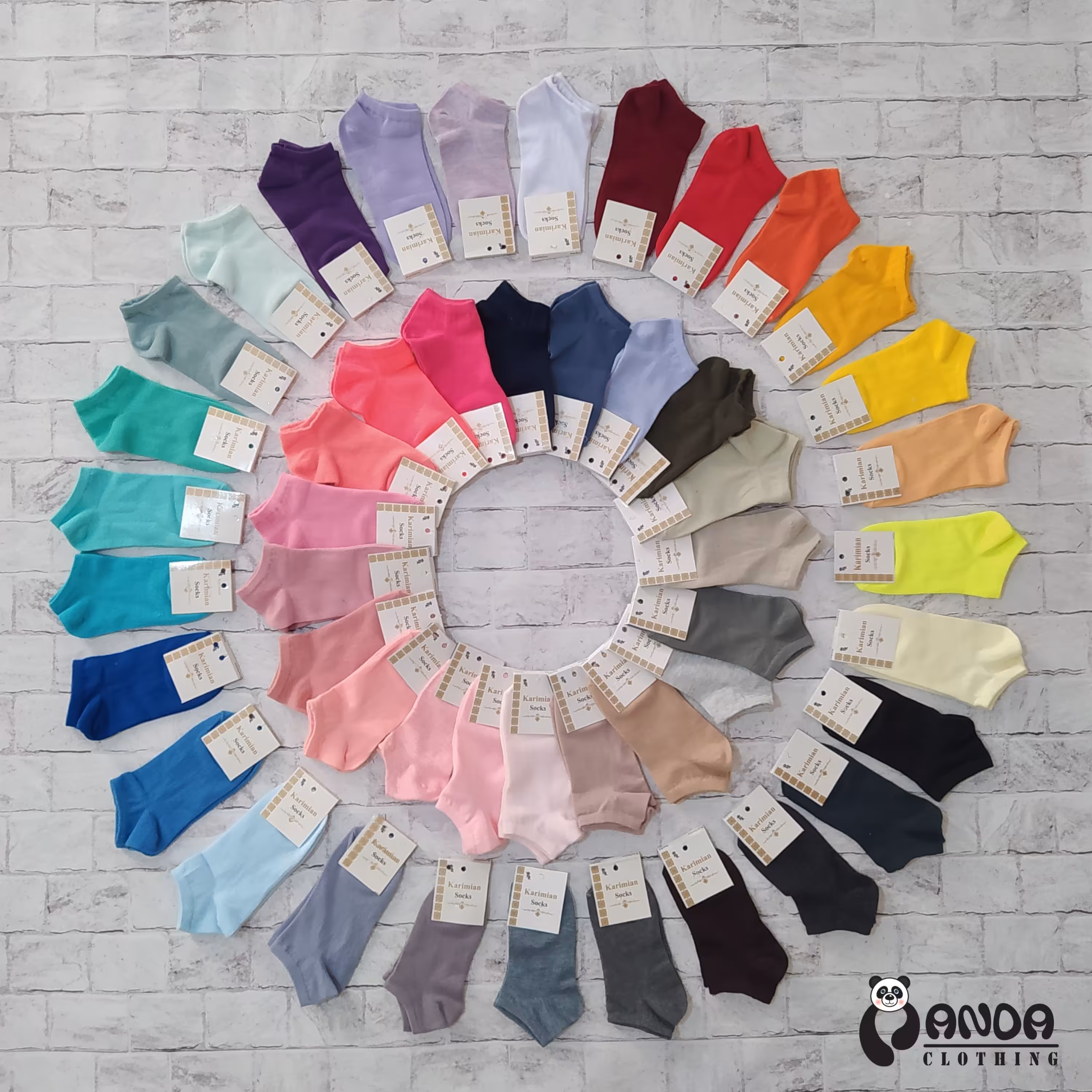 جوراب رنگی ساده