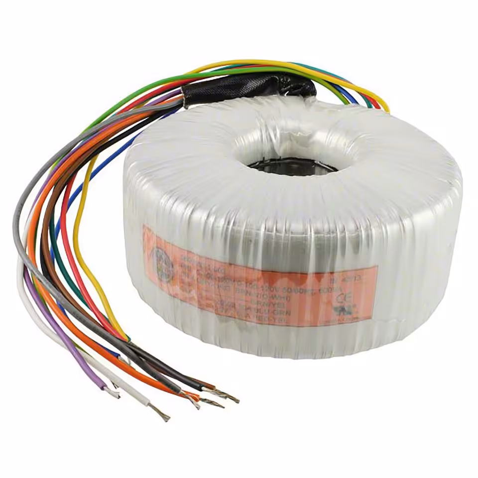 ترانسفورماتور حلقوی (تروئید) در انواع ولتاژ ها و ولت آمپرهای متفاوت