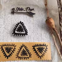 مهر دست ساز   مثلث 