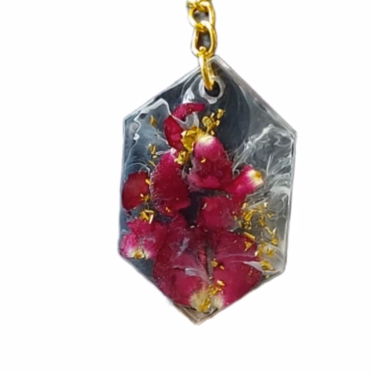 جاکلیدی رزینی مدل گلبرگ کد 01