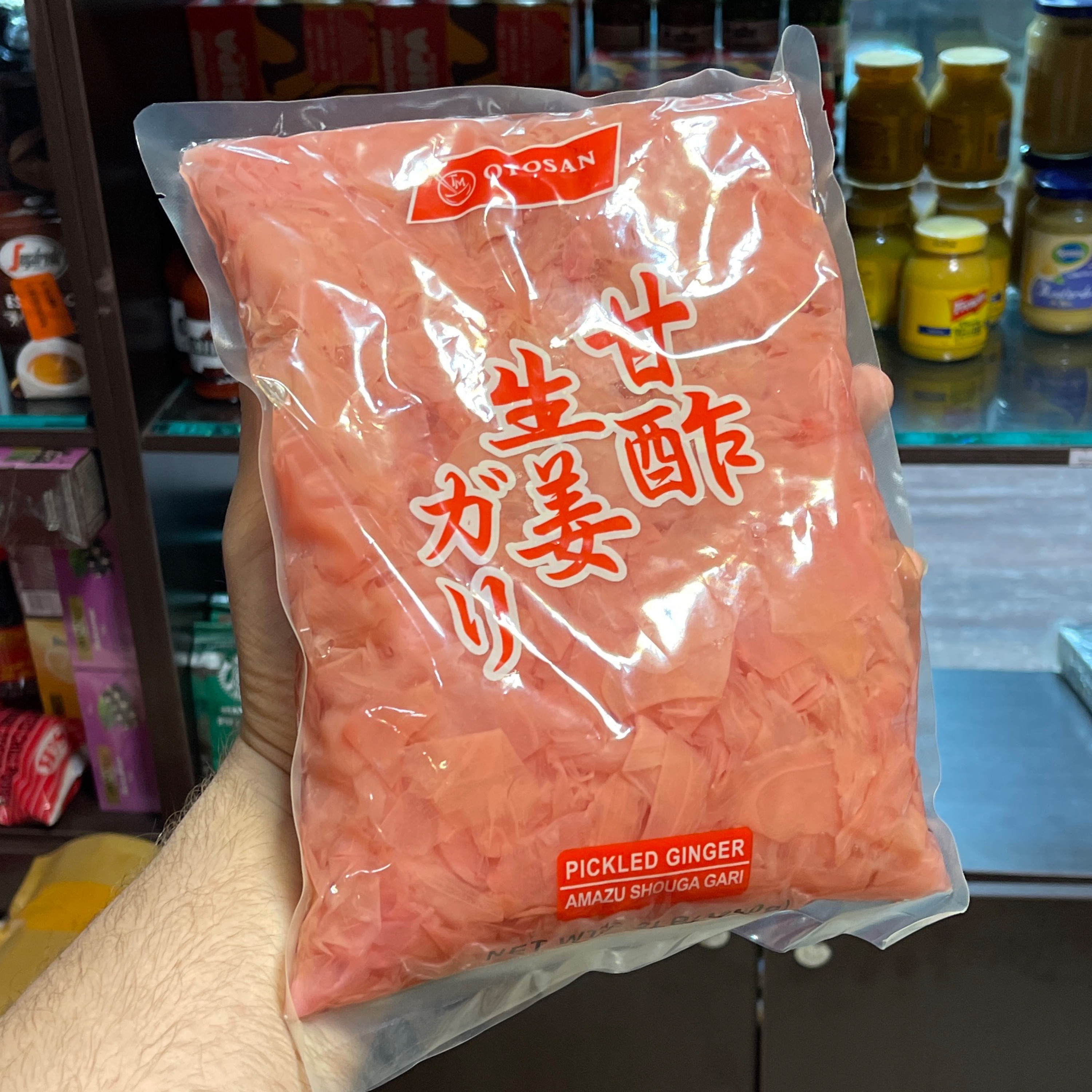 ترشی زنجبیل صورتی (جینجر) سوشی 1500 گرم