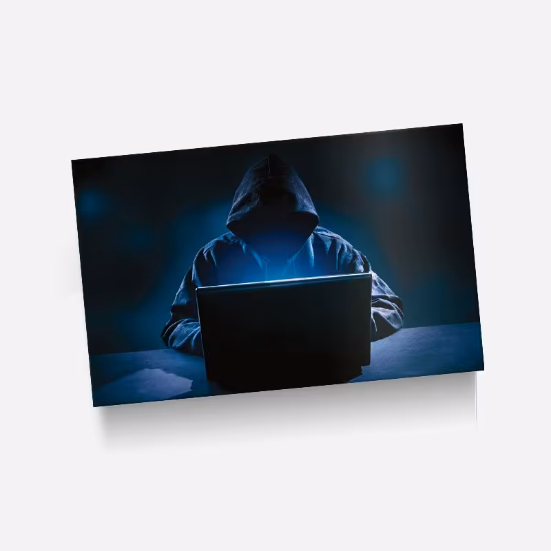 استیکر(برچسب) کارت عابر بانک-طرح هکر-کد756-سفارشی