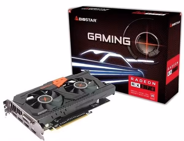 کارت گرافیک بایوستار مدل آر ایکس 570 با حافظه 8 گیگابایت