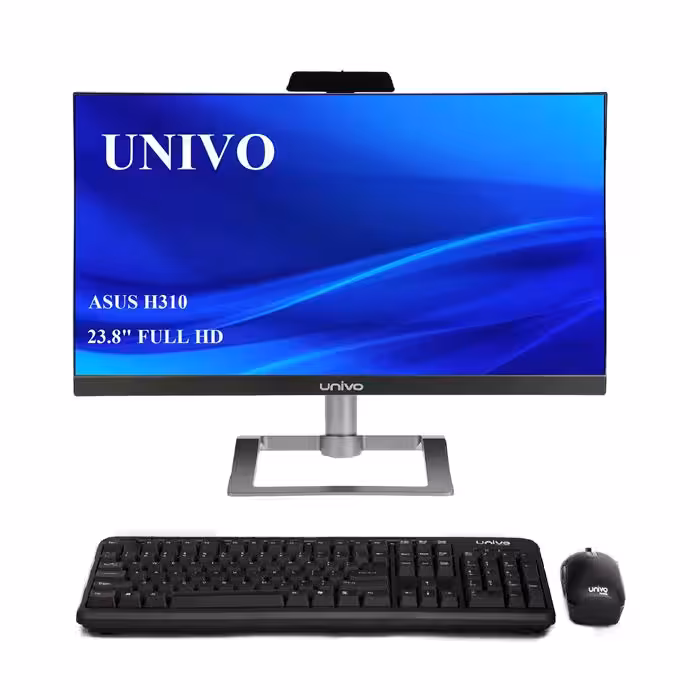کامپیوتر All In One یونیوو 23.8 اینچی مدل UA-240-L H310 پردازنده Core i7 9700 رم 16GB حافظه  512GB SSD گرافیک Intel