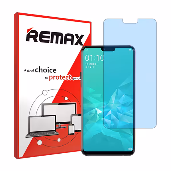 گلس اوپو A3 مدل هیدروژلی آنتی بلو برند ریمکس کد S