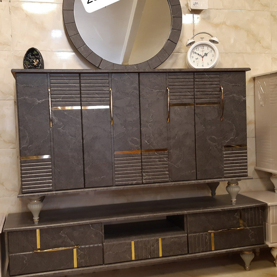 میز ال سی دی و اینه کنسول