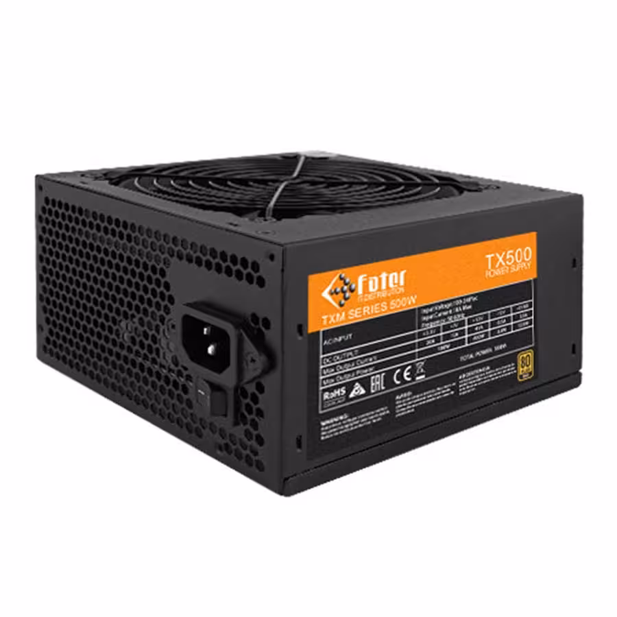 پاور کامپیوتر غیر ماژولار فاطر مدل TX500M