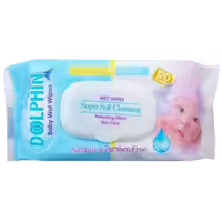 دستمال مرطوب Dolphin دلفین 120 برگ | سیسکالا