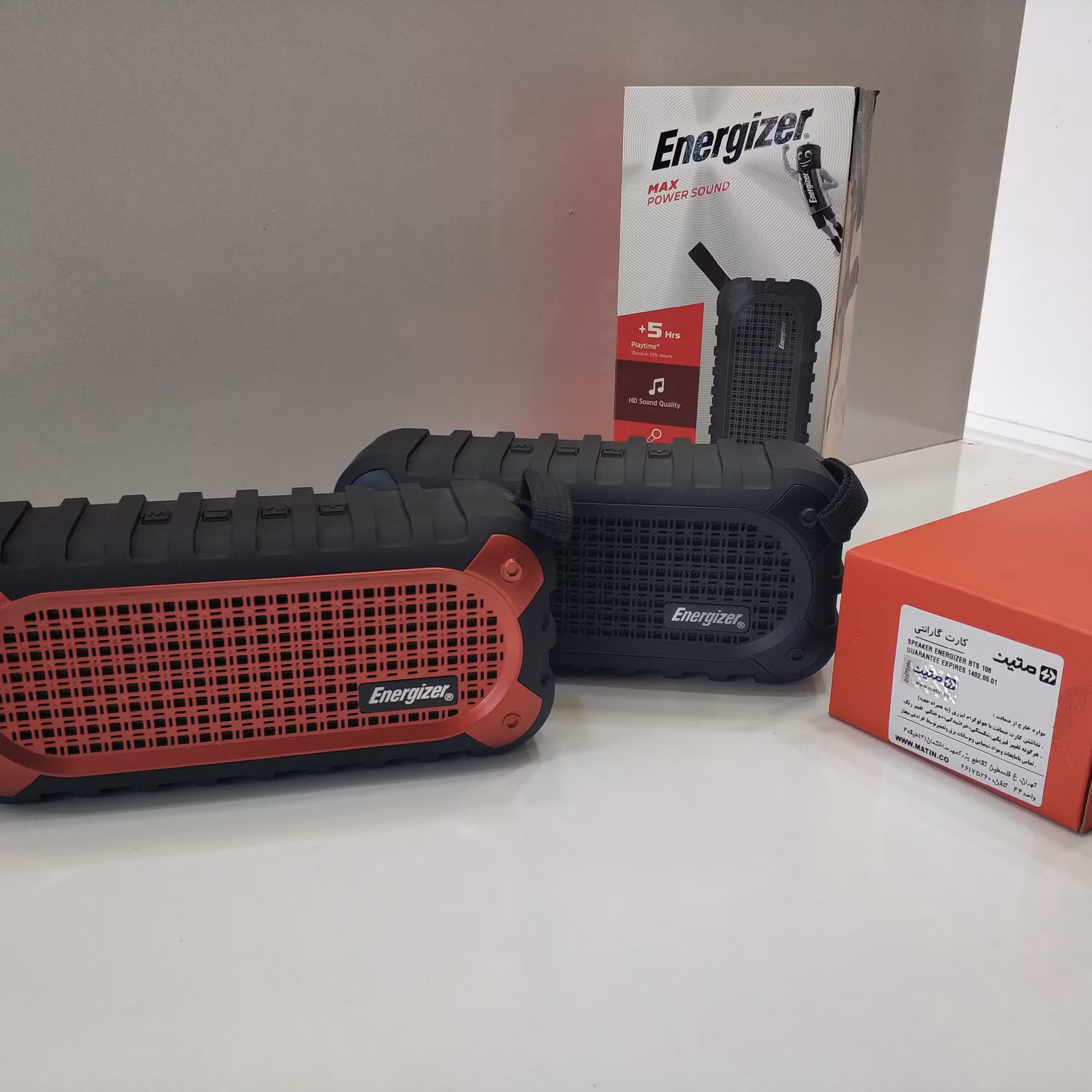 اسپیکر  برند اورجینال انرجایزر  با کیفیت صدای عالی